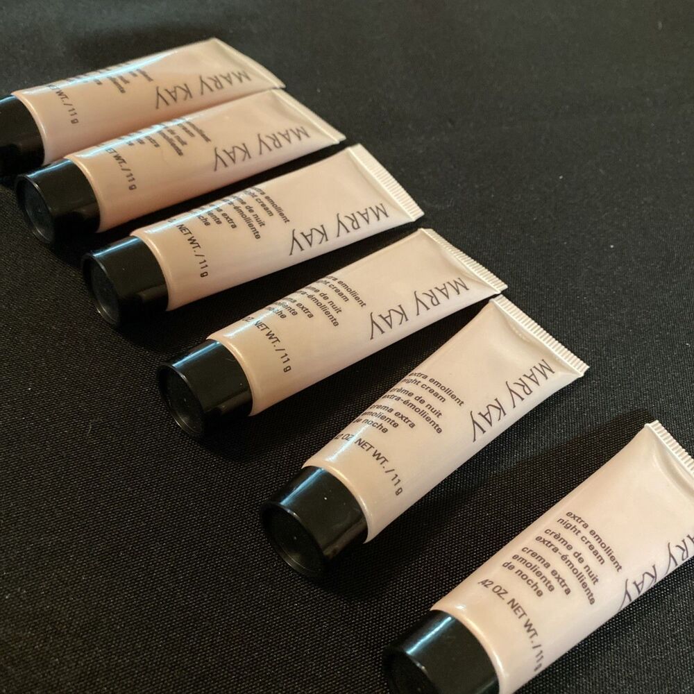 Mary Kay Extra Emollient Night Cream, Travel Size .42 oz. each-Lot of 6
